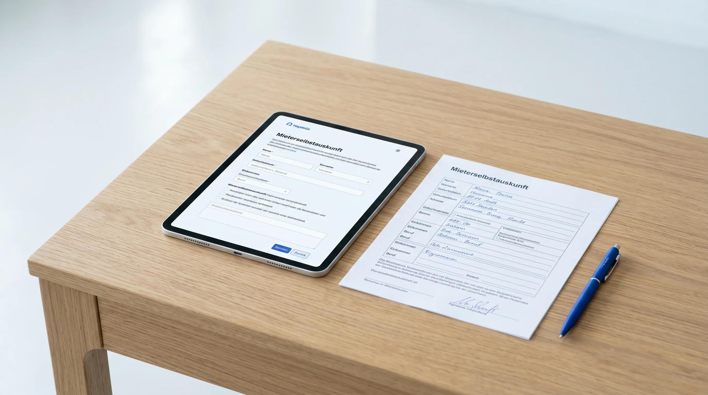 Digitale Mieterselbstauskunft vs. Papierform: Warum die Zukunft digital ist