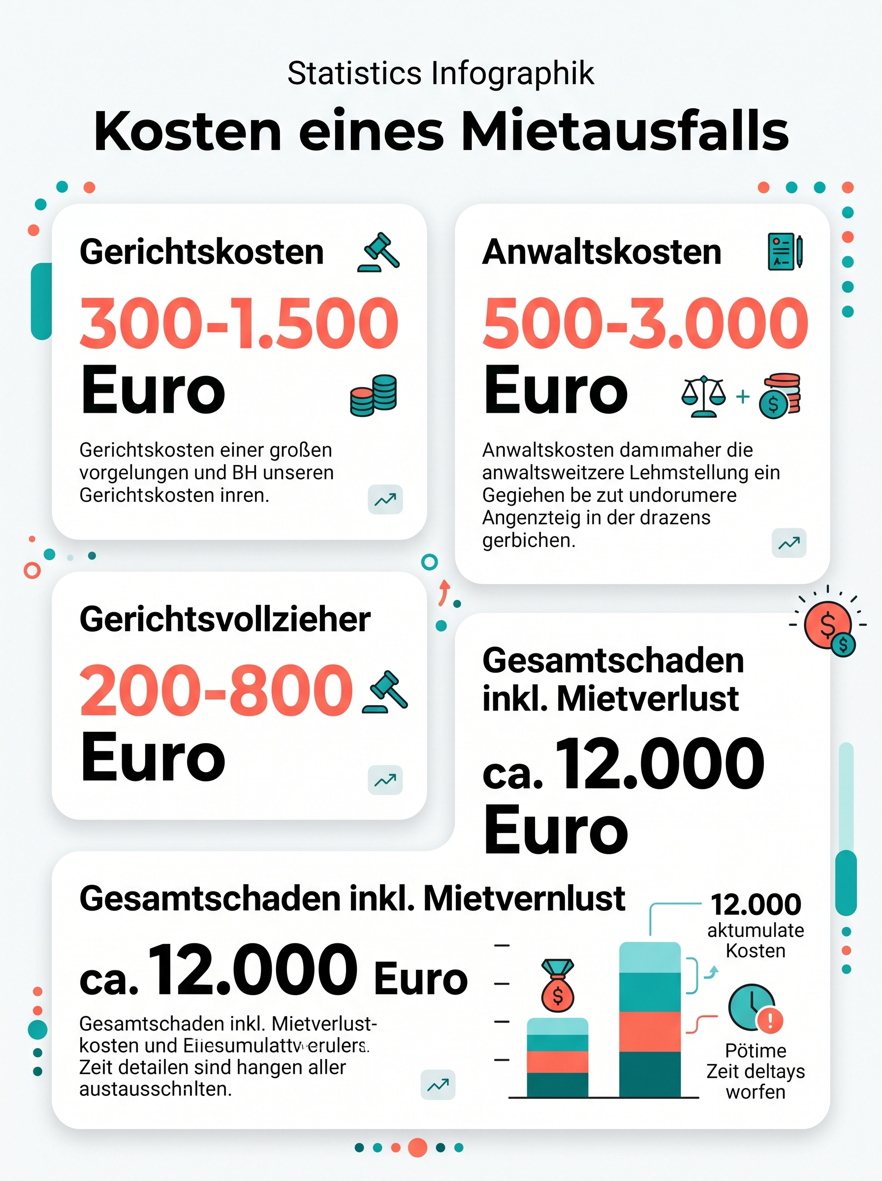 Kosten eines Mietausfalls